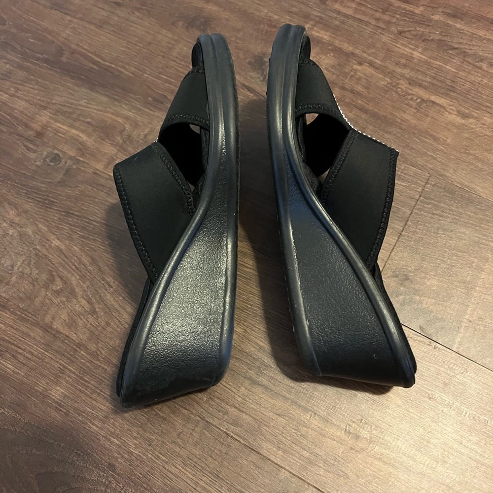 Sketchers wedge - size 9 black - Picture 3 of 10
